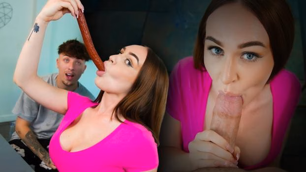 My Pervy Family Stepsis Proves Shes a Throat Goat