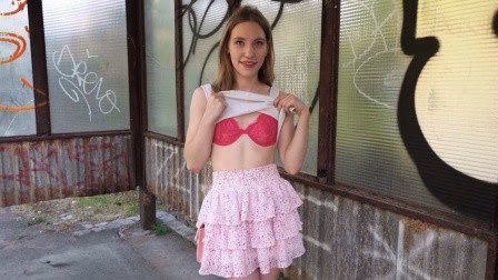 Public Agent Pretty Petite and a Perfect Pussy